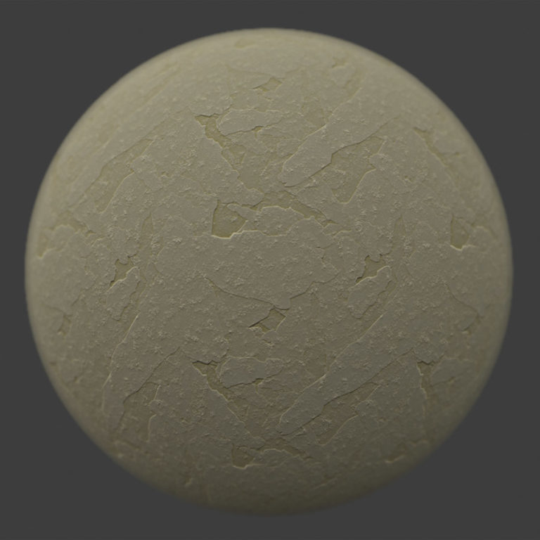 Flaking Plaster PBR Material