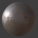 Pitted Rusted Metal 1 PBR Material