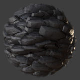 Stacked Rock Cliff PBR Material