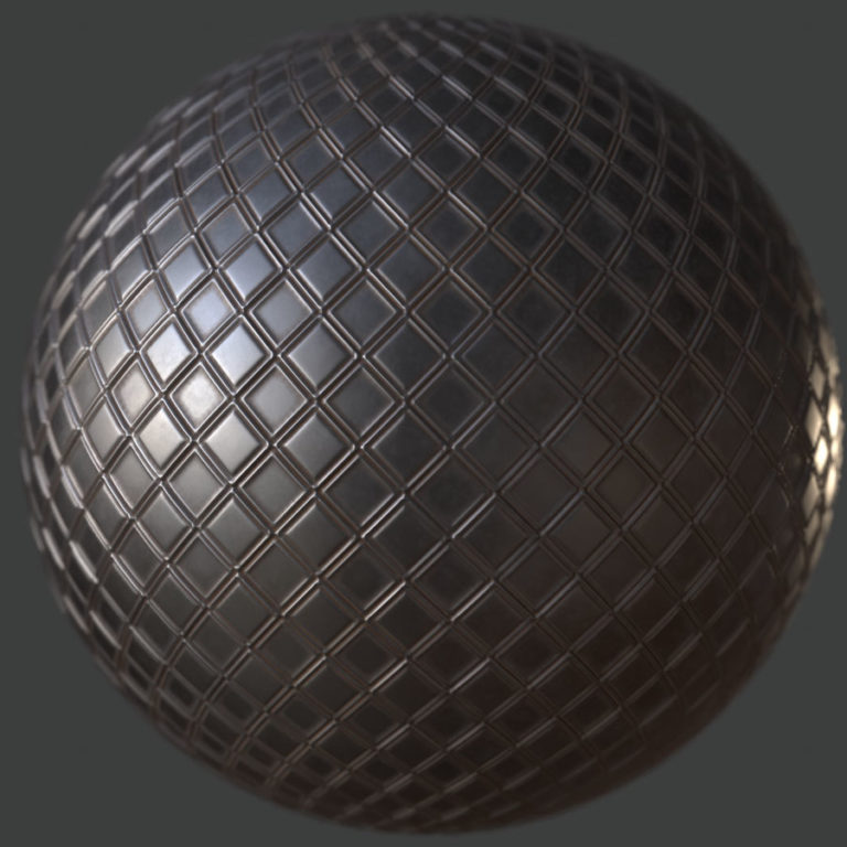 Diamond Metal Siding PBR Material