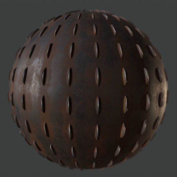 Grip Rusted Steel PBR Material