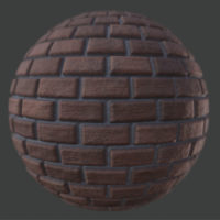 Rough Brick 1 PBR Material - Free Texture Download