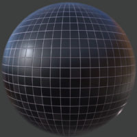 Black Tile PBR Material