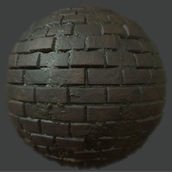 Grime Alley Brick 1 PBR Material