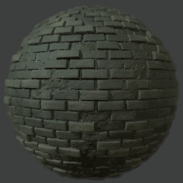 Grime Alley Brick 2 PBR Material