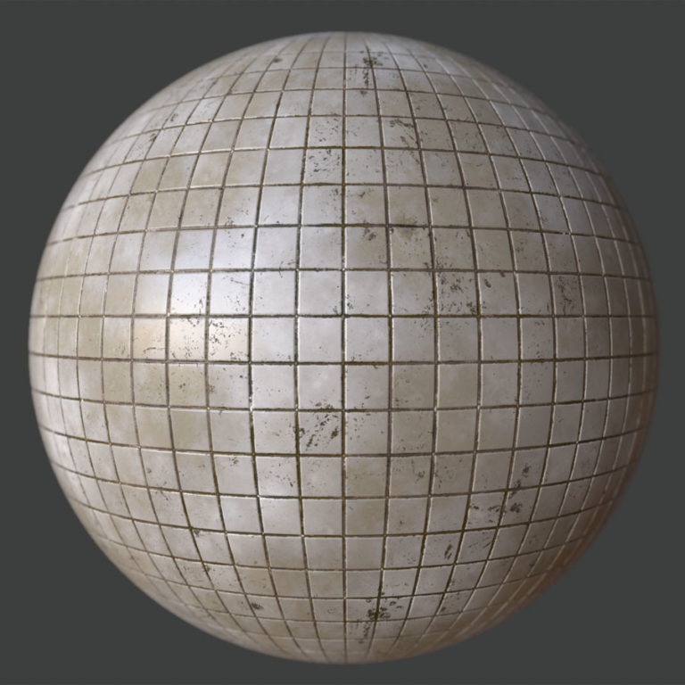 Gross Dirty Tiles PBR Material