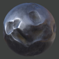 Dented Metal PBR Material