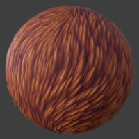 Stylized Animal Fur PBR Material