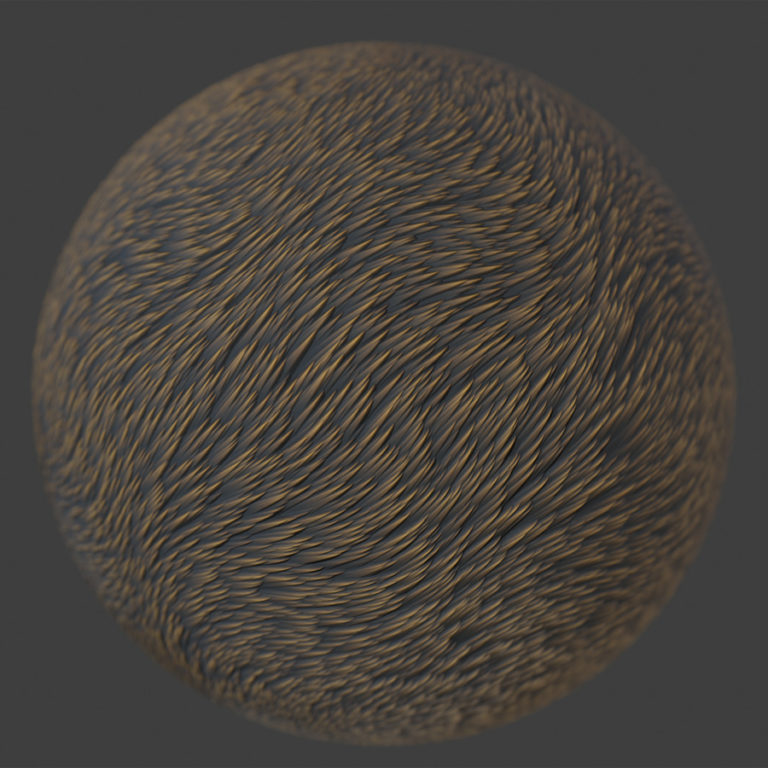 Stylized Beast Fur PBR Material