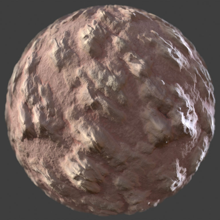 Barren Ground Rock PBR Material