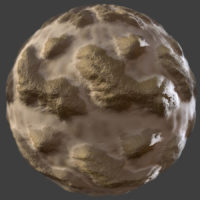 Winding Desert Rock PBR Material