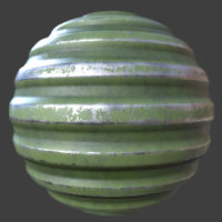 Worn Painted Metal PBR Material