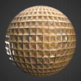 Waffled Chipped Metal PBR Material