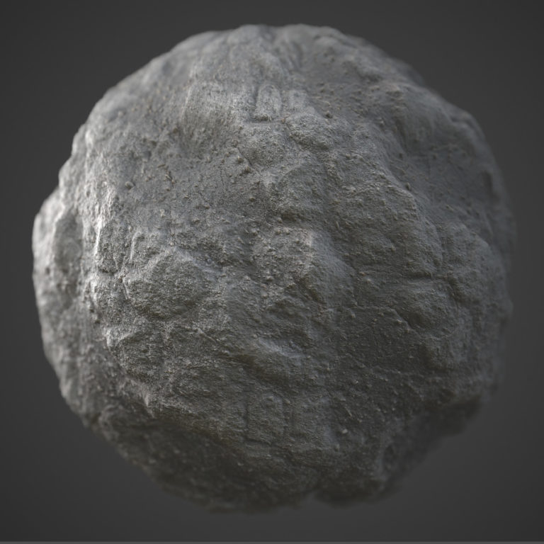 Bumpy Worn Ground PBR Material