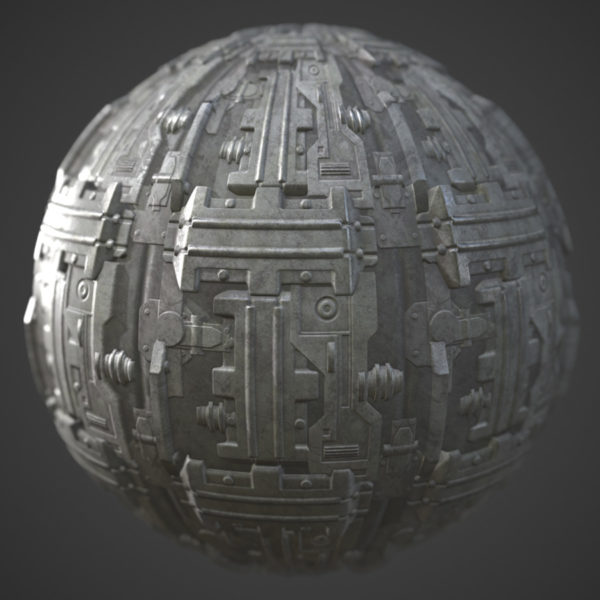 Filthy Space Panels PBR Material