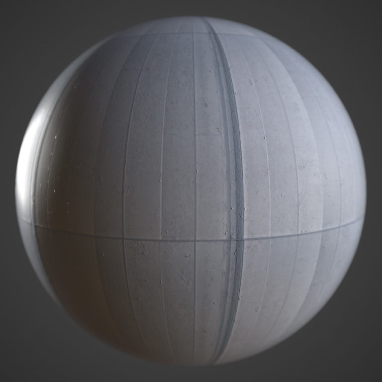 Painted Metal Shed PBR Material