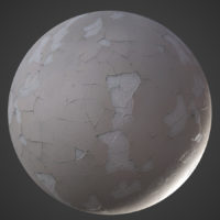Chipping Painted Wall PBR Material Chipping Painted Wall PBR Material