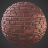 Sloppy Mortar Bricks PBR Material