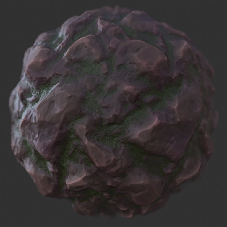 Ravine Rock PBR Material
