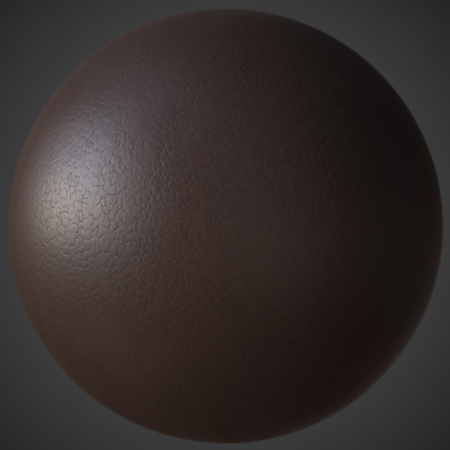 Brown Leather PBR Material - Free PBR Materials