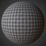 Quilted White Fabric PBR Texture