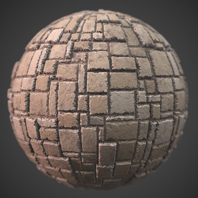 Beige Stonework PBR Material