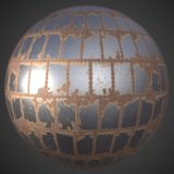 Rusted Panels PBR Material