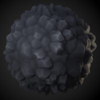 Stylized Chunky Rockface PBR Material