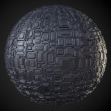 Abstract Alien Metal PBR Material