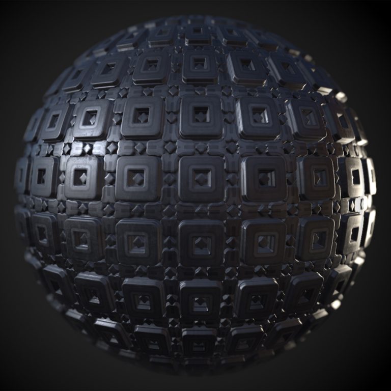 Modern Blocky PBR Material