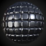 Rounded Metal Cubes PBR Material