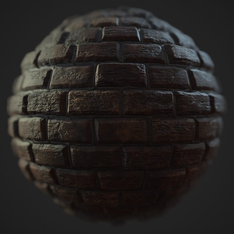 Dirty Brick Wall PBR Material