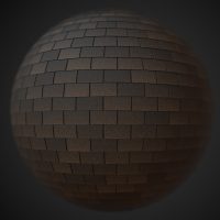 Brown Varied Shingle PBR Material