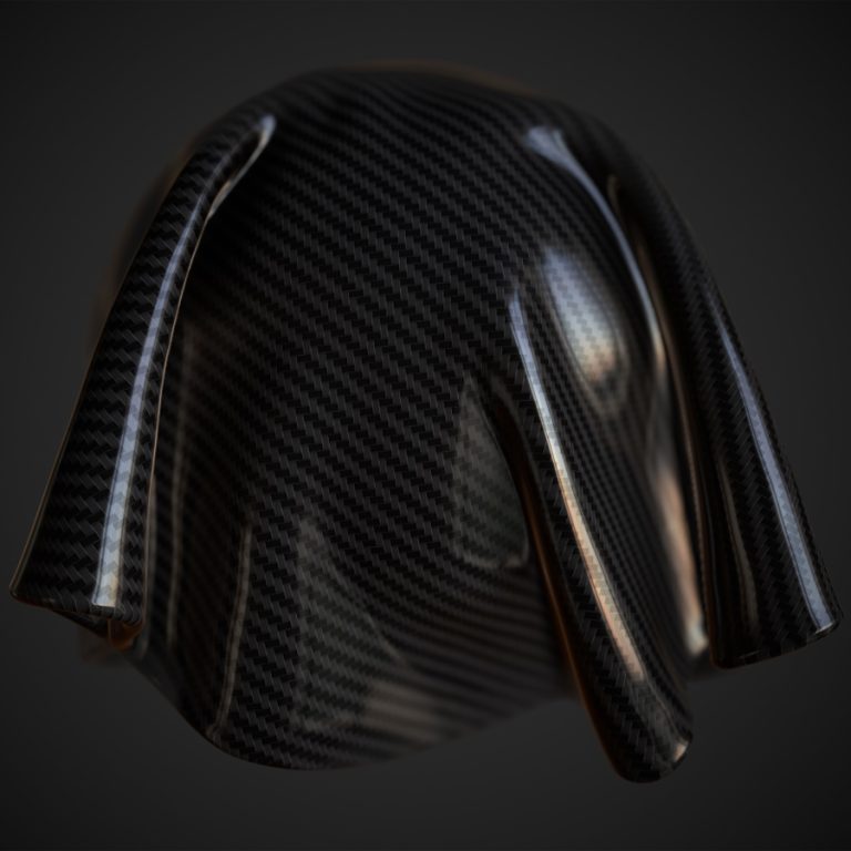 Carbon Fiber Smooth PBR Material