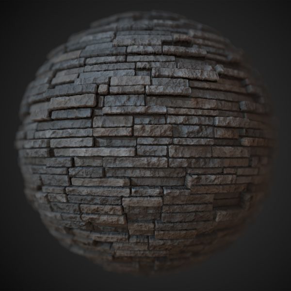 Stacked Stone Siding PBR Material
