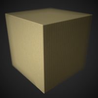 Corrugated Cardboard PBR Material