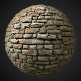 Patched Brickwork PBR Material