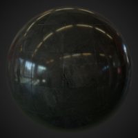 Subtle Black Granite PBR Material