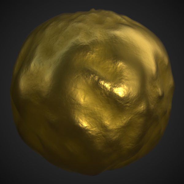 Gold Nugget PBR Material