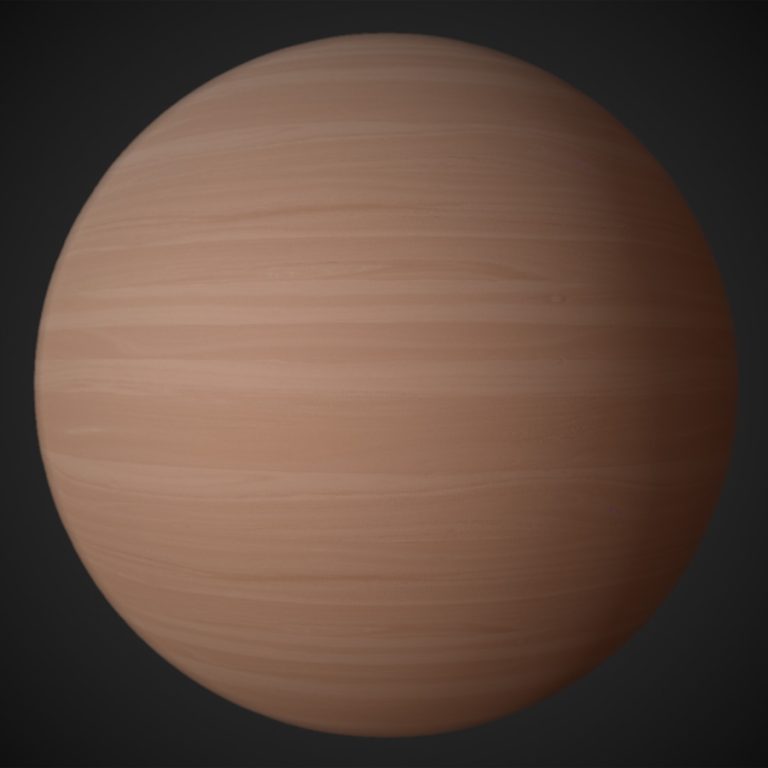 Subtle Grained Wood PBR Material