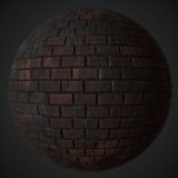Old Subway Brick PBR Material Old Subway Brick PBR Material