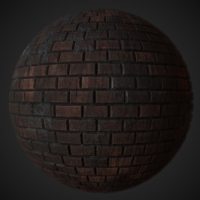 Old Subway Brick PBR Material