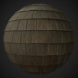 Old Cedar Shingles PBR Material Old Cedar Shingles PBR Material