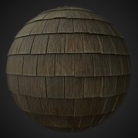 Old Cedar Shingles PBR Material