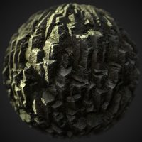 Blocky Cliff PBR Material