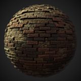 Sloppy Brick Wall PBR Material Sloppy Brick Wall PBR Material