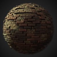 Sloppy Brick Wall PBR Material