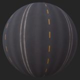 Highway Lanes PBR Material Highway Lanes PBR Material