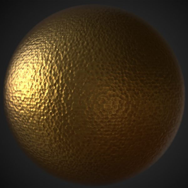 Hammered Gold PBR Material