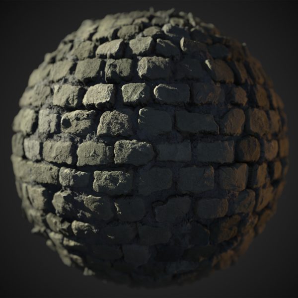 Sloppy Mortar Stone Wall PBR Material